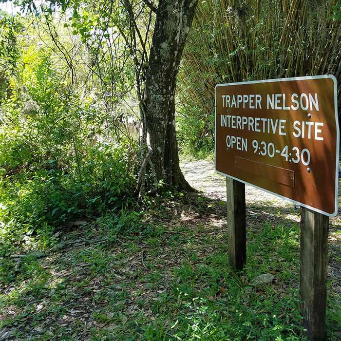 Trapper Nelson historical site on Loxahatchee River