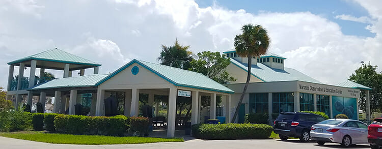 Manatee Center in Fort Pierce for education and observation