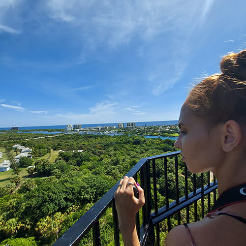 Jupiter Inlet Lighthouse and Museum view from the top