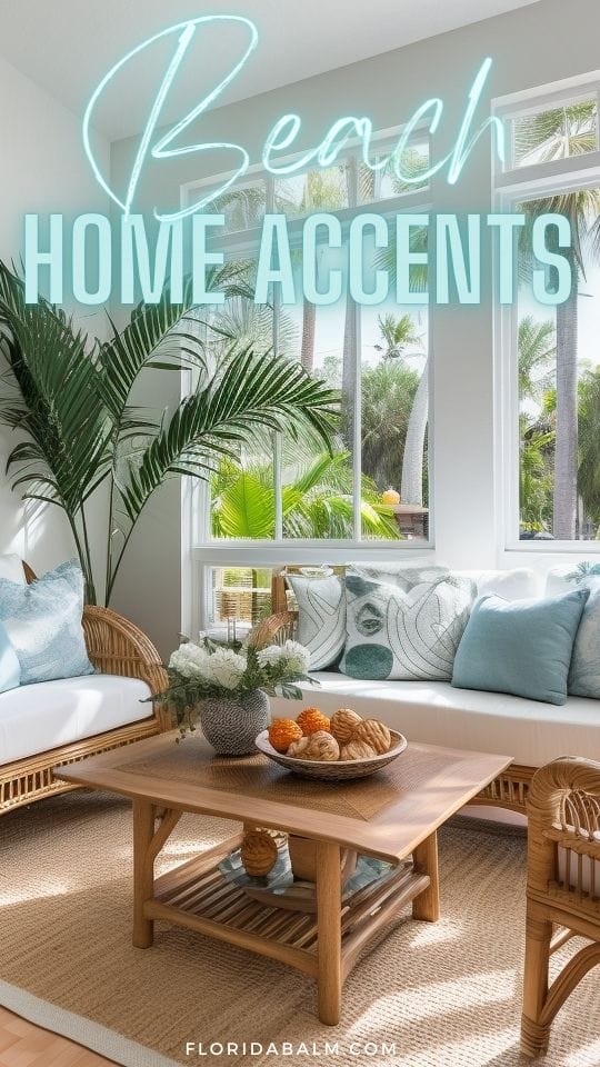 beach home accents button