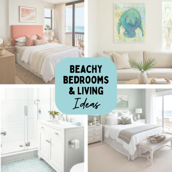 Beachy Bedrooms and Living Ideas