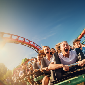 people riding best roller coasters in florida