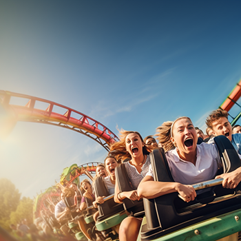 people riding best roller coasters in florida