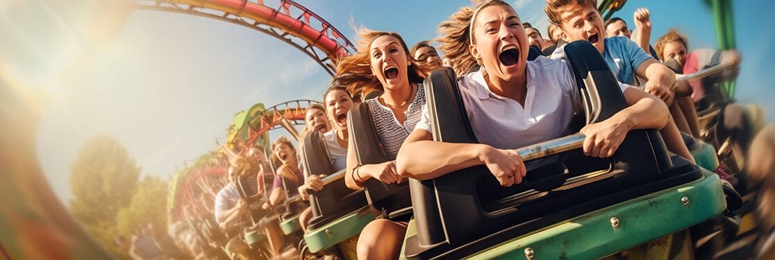 people riding best roller coasters in florida