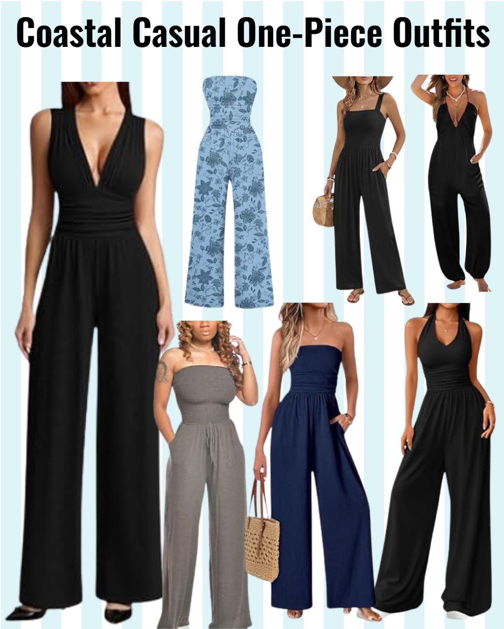 Casual Coastal One-Piece Outfits