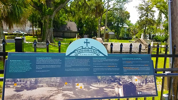 St. Augustine's Tolomato Cemetery in the heart of Old City