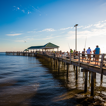 florida fishing pier inlet side