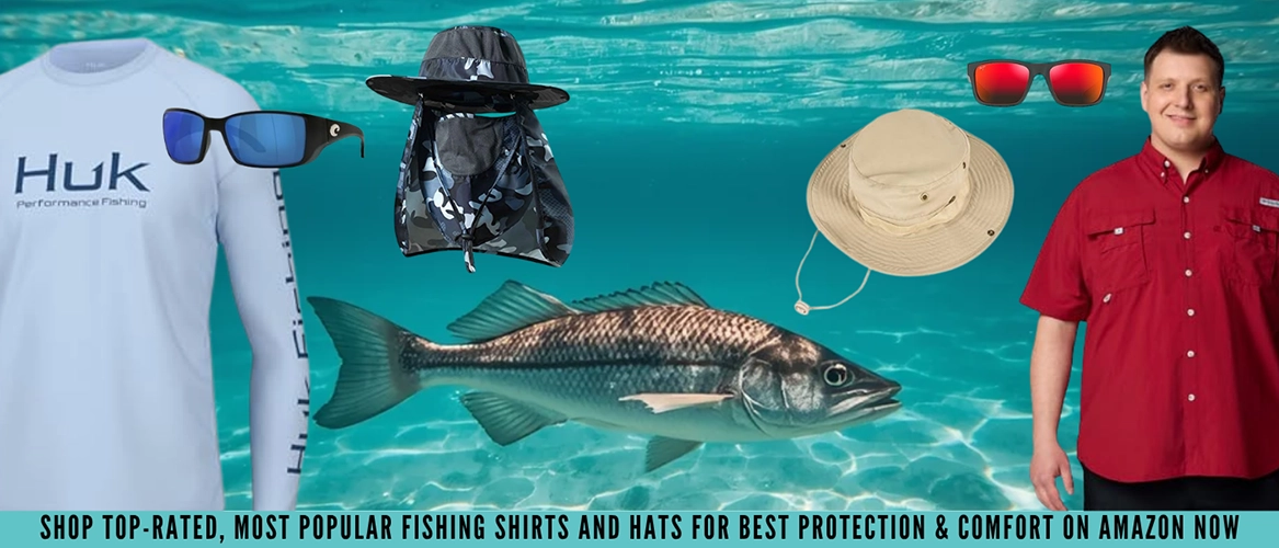 Fishing shirts and hats for the best protection and comfort