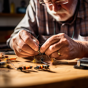 tying a fly for saltwater fly fishing