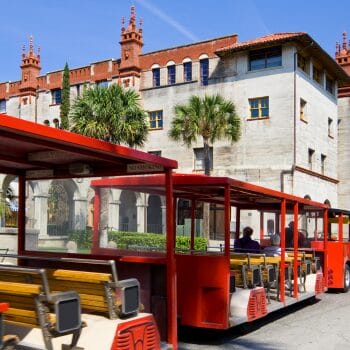 St Augustine trolley tour in Florida