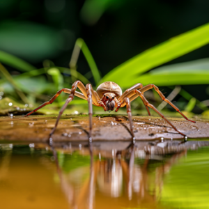 venomous spider in a Florida backyard