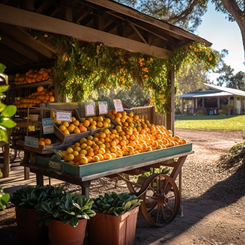 u-pick Florida orange groves