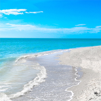 Siesta Key Beach powdery white sand