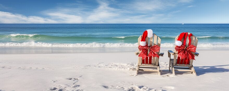 Christmas holiday in Destin Florida