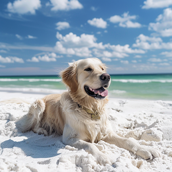 Destin Florida is dog friendly