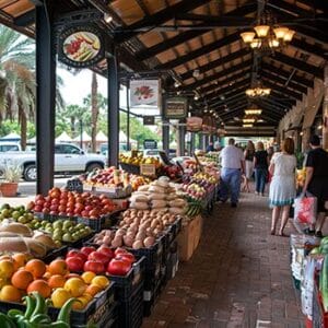 Farmers market in Florida