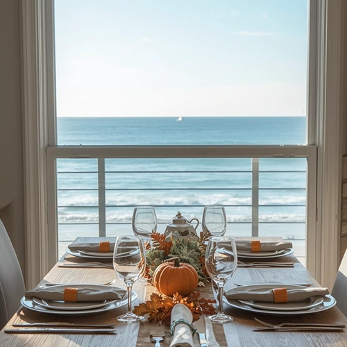coastal Thanksgiving decor ideas