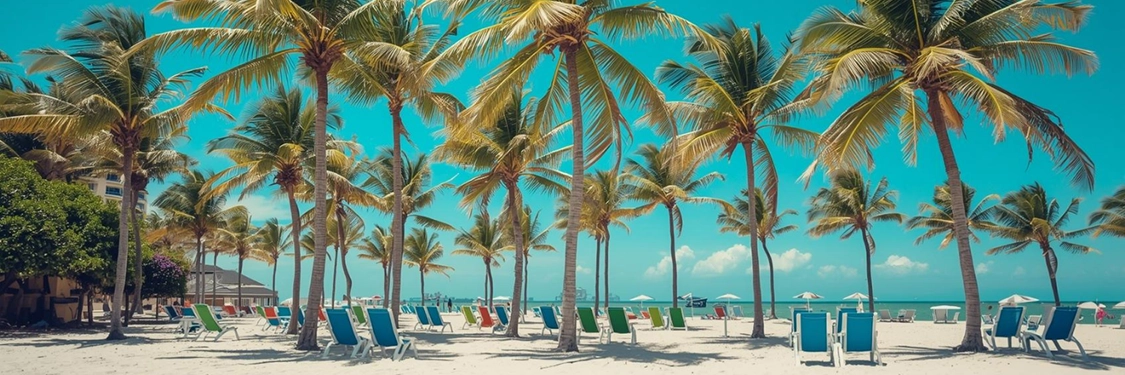 Florida packing list for winter months - beach scene