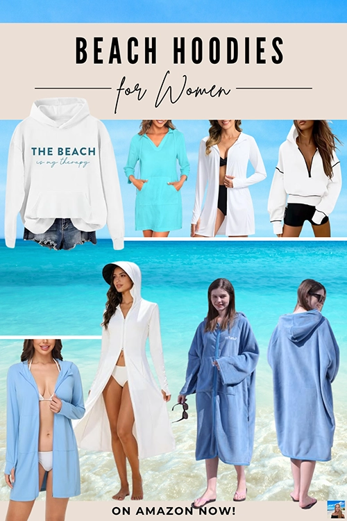 Beach hoodies for women