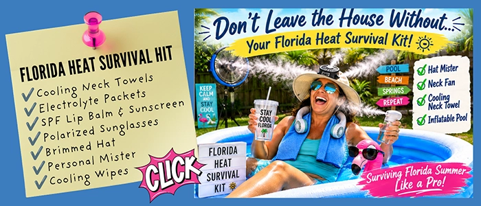 Florida heat survival kit